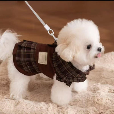 Vestidos Abrigadores para Perros Otoño-Invierno con Patrón Cuadros - Ropa Premium para Mascotas Pequeñas y Medianas - Image 10