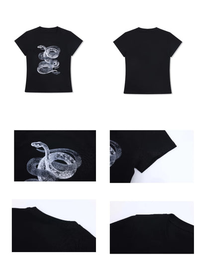 Playera Casual Estampada Slim Fit para Mujer - Image 9