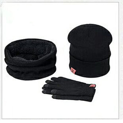 Gorro Tres Piezas con Forro de Terciopelo Cálido - Image 7