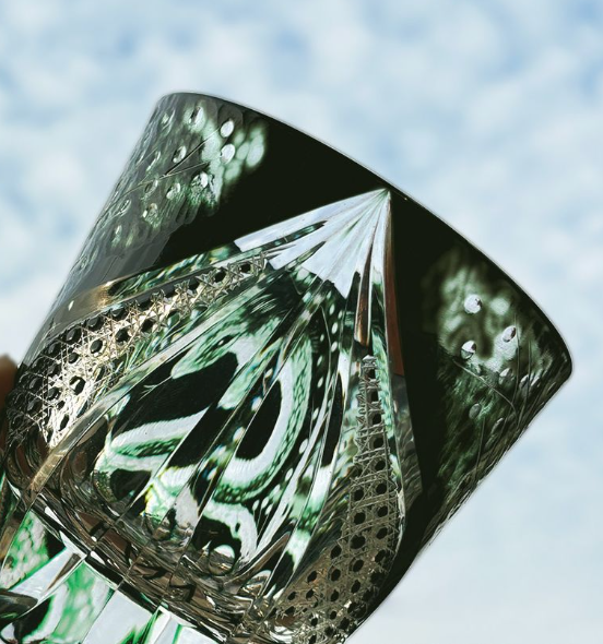 Vaso de Whiskey de Cristal Tallado a Mano - Copa de Vino Premium