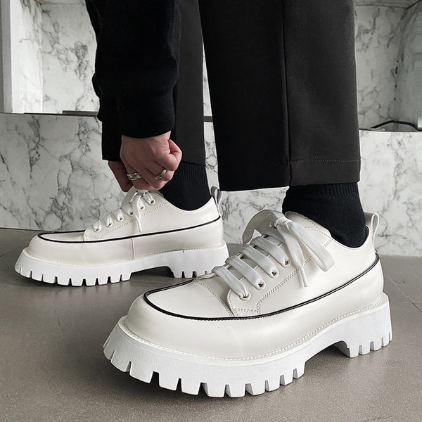 Zapatos de Cuero para Hombre con Suela Suave y Cómoda