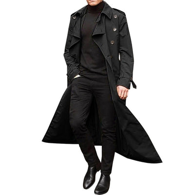 Abrigo Trinchera Largo para Hombre - Image 15