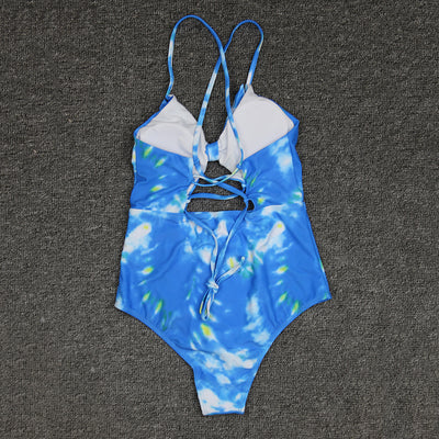 Traje de Baño Entero para Mujer con Tirantes Cruzados - Image 11