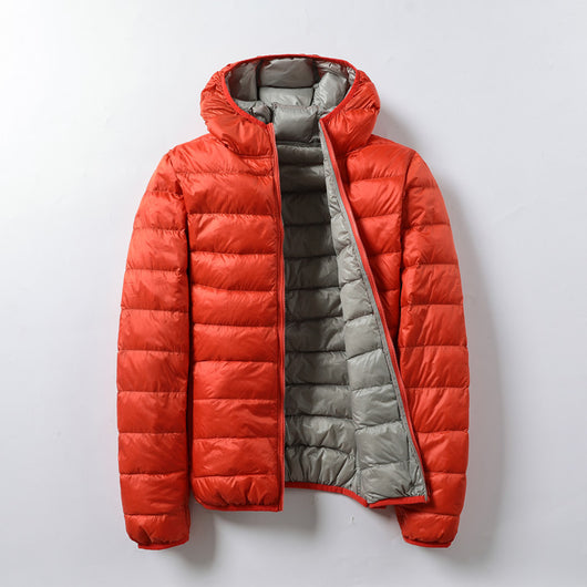 Chaqueta Acolchada Ligera con Capucha - Plumón de Pato Blanco Premium - Image 8