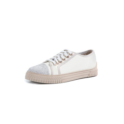 Zapatos Blancos de Plataforma para Mujer con Cordones - Estilo Casual y Cómodo - Image 11