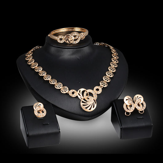 Conjunto de Collar y Aretes Explosión Creativa