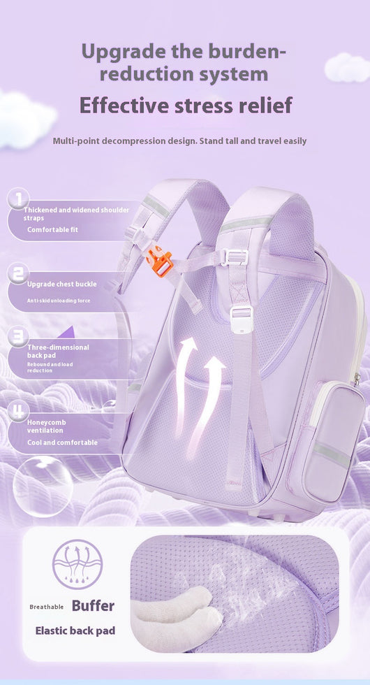 Mochila Escolar Ergonómica Turtle - Gran Capacidad y Alivio de Carga - Image 23