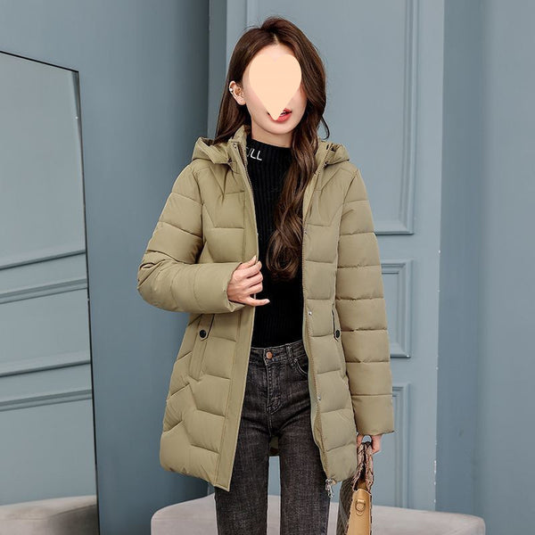 Abrigo Térmico Ajustado Reductor para Mujer - Algodón Premium Invierno