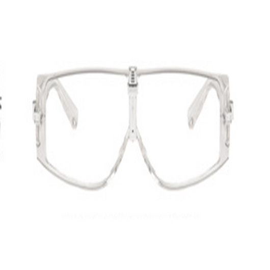 Clear oversized cycling goggles with a full-frame design and transparent lenses, suitable for men. - Image 8