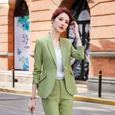 Traje Profesional para Mujer en Colores Sólidos - Elegancia y Temperamento - Image 8