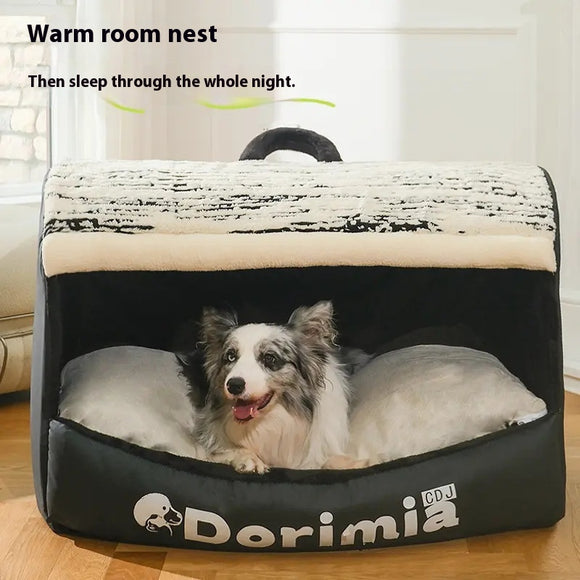 Casa para Mascotas de Cuatro Estaciones Desmontable y Lavable