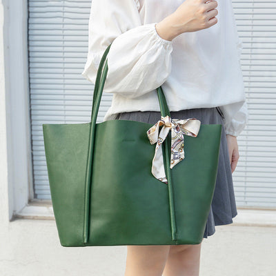 Bolso Tote de Cuero Genuino Piel Vacuno Premium Capacidad Grande - Image 11
