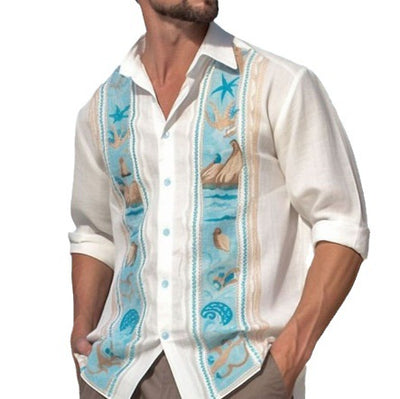 Camisa Casual de Playa para Hombre con Estampado Fashion - Image 10