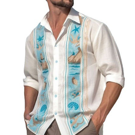 Camisa Casual de Playa para Hombre con Estampado Fashion - Image 10