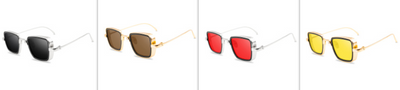 Gafas de Sol Retro para Hombre con Montura Gruesa - Image 13
