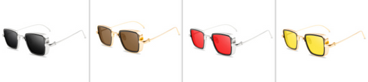Gafas de Sol Retro para Hombre con Montura Gruesa - Image 13