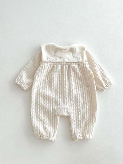 Pijama Enterizo Bebé Osito Adorable con Cierre Twist - Image 33