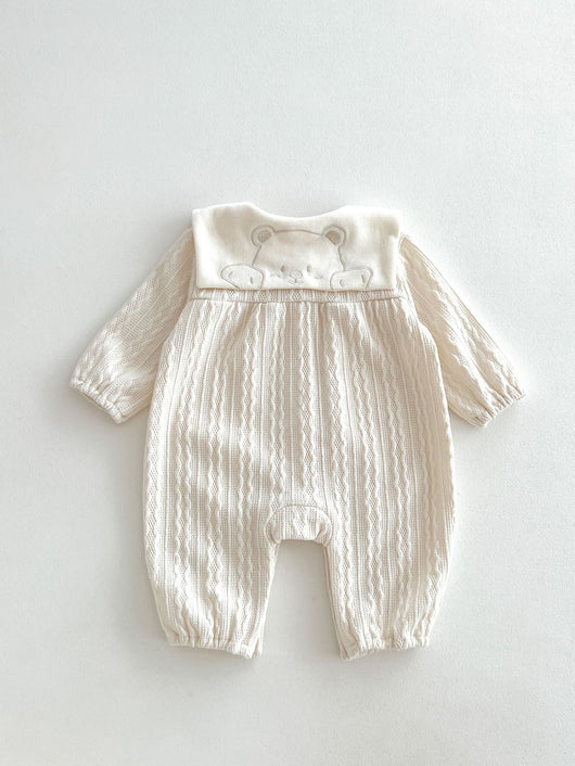 Pijama Enterizo Bebé Osito Adorable con Cierre Twist - Image 33