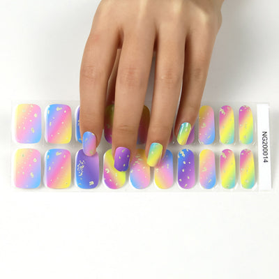 Adhesivos de Uñas Semipermanentes Coreanos con Base de Pegamento - Image 24