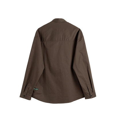 Camisa Suelta Coreana para Hombre de Manga Larga - Estilo Elegante y Moderno - Image 8