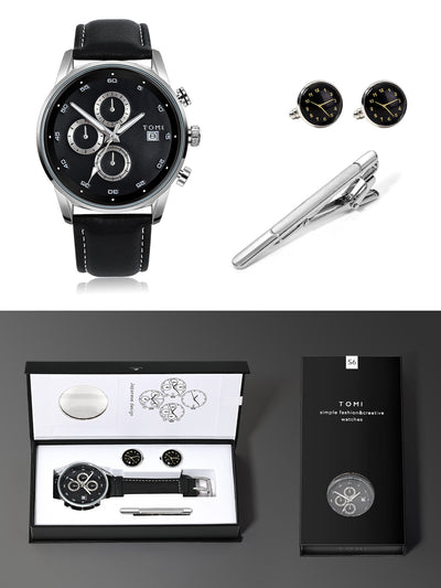 Reloj de Cuarzo para Hombre - Conjunto de Regalo Ejecutivo - Image 17