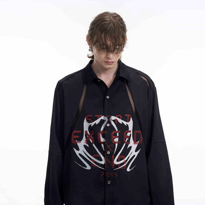 Camisa de Satén con Detalles Calados para Hombre - Primavera - Image 18