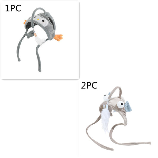 Juguete Interactivo para Gatos con Pluma y Varita - Gato de Ojos Grandes - Image 27