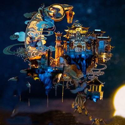 Puzzle 3D Modelo de Luna en Metal - Armable a Mano - Image 13