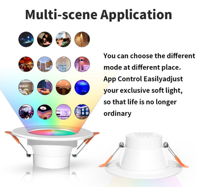 Foco Inteligente Bluetooth con Parlante, Control por Voz y Luz RGB Regulable - Image 9