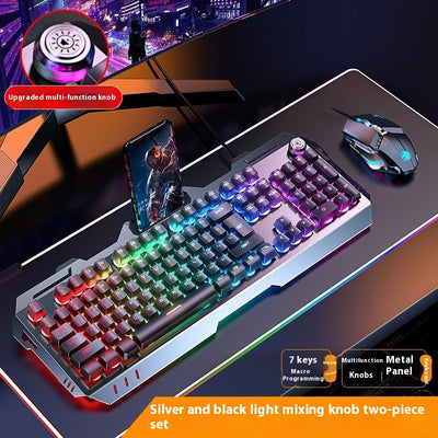 Teclado Mecánico Gaming con Perilla de Control Ergonómica - Image 25