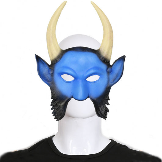 Máscara de Demonio con Cuernos para Halloween - Rostro Fantasmal Aterrador - Image 6