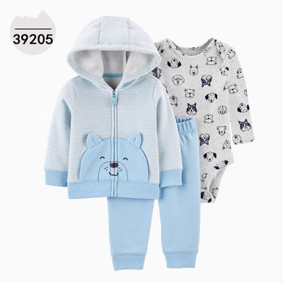 Conjunto Infantil 3 Piezas: Sudadera con Capucha, Manga Larga y Pantalón - Image 3