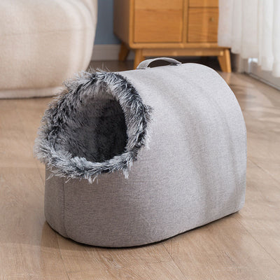 Nido Térmico para Gatos con Forro Polar - Saco de Dormir Cerrado Otoño e Invierno - Image 3
