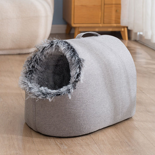 Nido Térmico para Gatos con Forro Polar - Saco de Dormir Cerrado Otoño e Invierno - Image 3