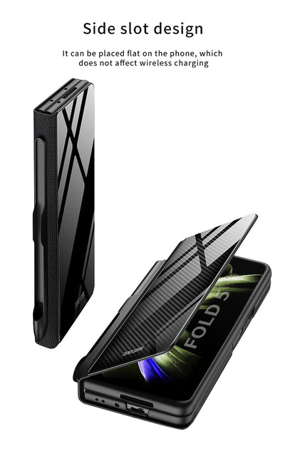Funda de Cristal Protectora para Galaxy Z Fold5 - Diseño Flip Creativo - Image 33