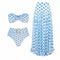 Azul Split Umbrella Skirt