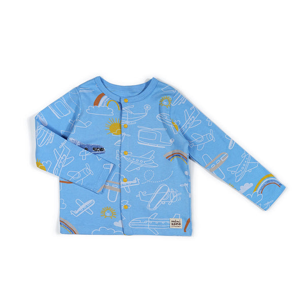 Cardigan Fino Casual de Manga Larga para Niños y Niñas