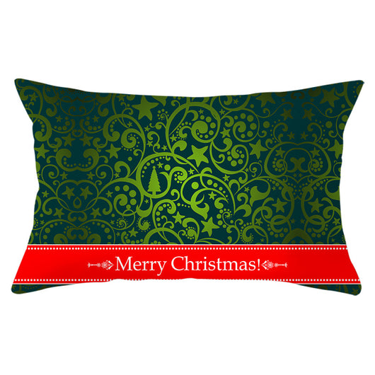Funda de Almohada Navideña Serie Verde con Estampado Piel de Melocotón - Image 26