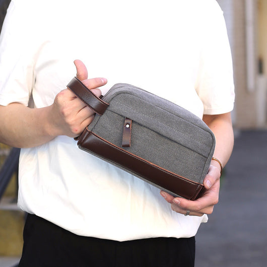 Billetera de Lona Resistente para Hombre - Monedero Compacto Multiuso