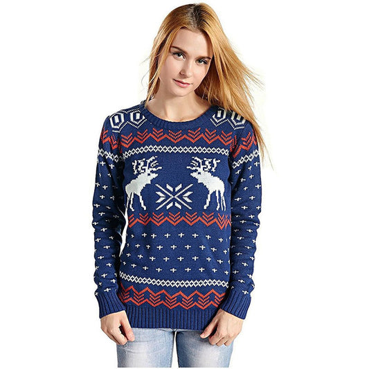 Suéter Cuello Redondo para Mujer - Diseño Europeo Otoño Invierno - Image 2