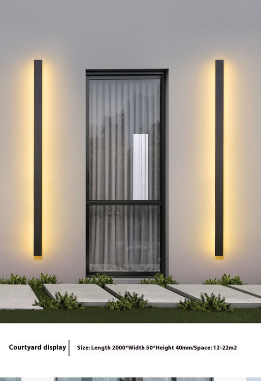 Lámpara de Pared Exterior Minimalista Impermeable para Jardín y Terraza - Image 13