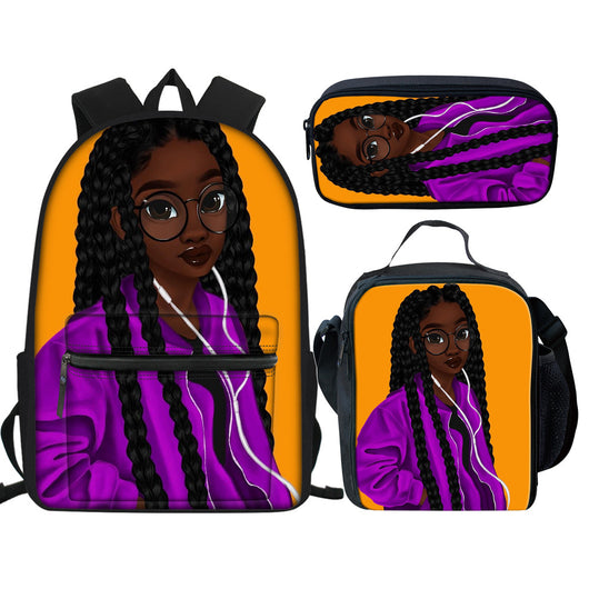 Mochila Escolar Multifuncional con Estampado Creativo para Niñas - Image 20