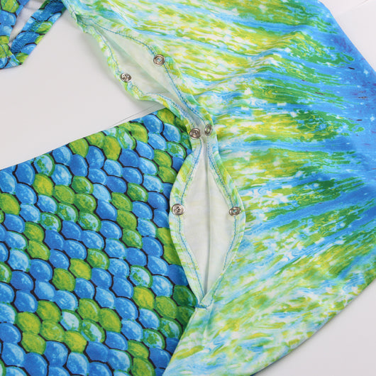 Conjunto de Bikini Cola de Sirena para Niñas - Mayoreo - Image 21