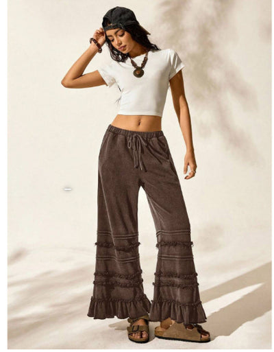 Pantalones Anchos Vintage Efecto Desgastado - Estilo Casual Verano - Image 6