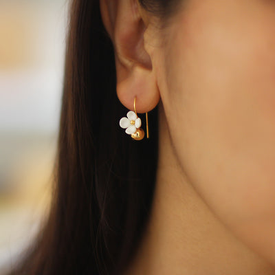 Conjunto de Joyería en Porcelana Hueso con Diseño Artístico Osmanthus - Image 18