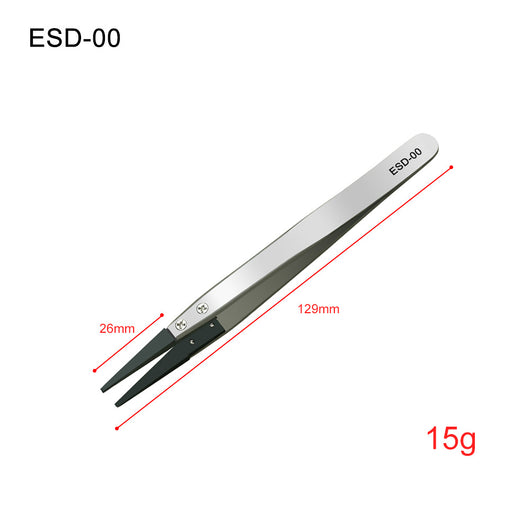 Pinzas de Precisión Antiestáticas con Punta Afilada y Borde Reforzado - Image 12