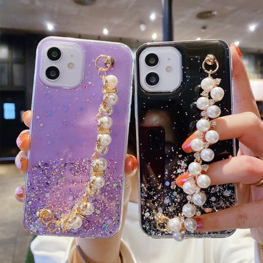 Funda Celular Efecto Cielo Estrellado con Baño de Oro - Image 11