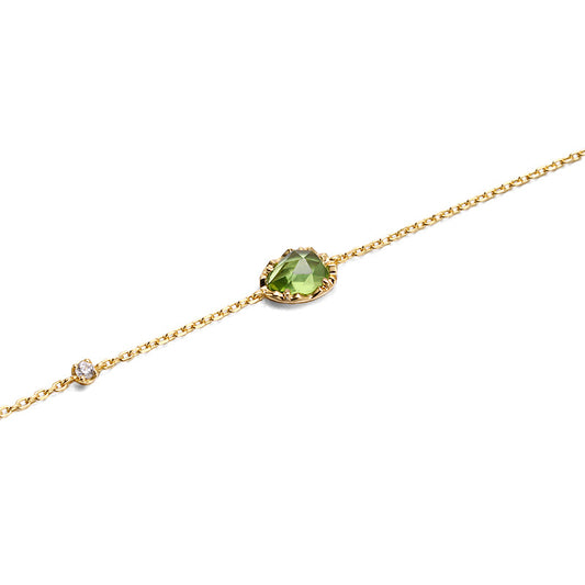 Pulsera de Plata Esterlina con Cristal de Poder Natural - Image 2
