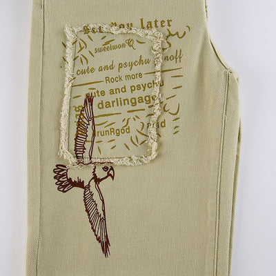 Pantalones Vaqueros Estampados Ajuste Americano para Mujer - Image 27
