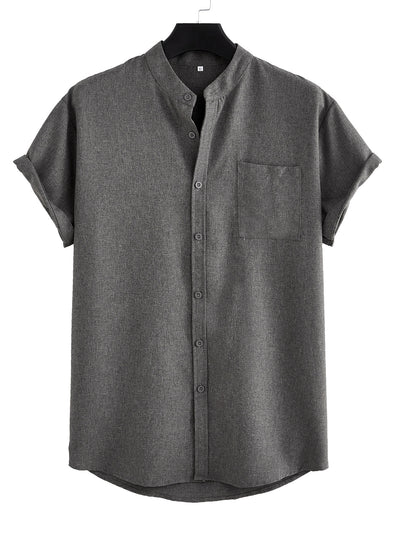 Camisa Casual Hombre Básica con Bolsillo - Image 31